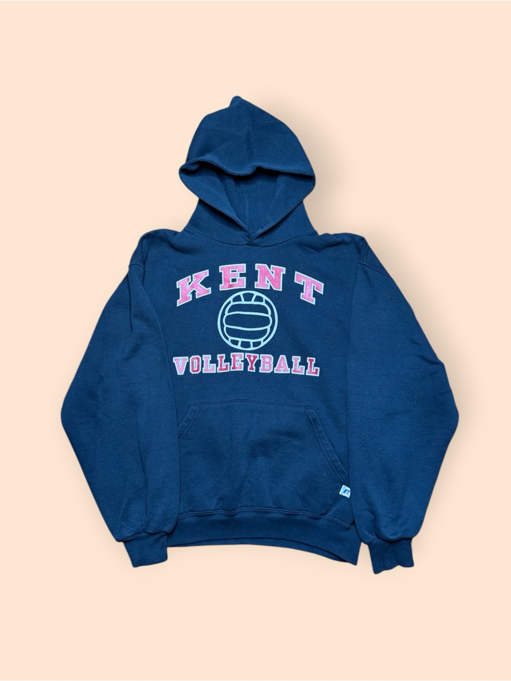 Vintage Kent Roosevelt High 1990s Russell Athletic Hoodie Medium Vtg 90s